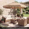 Parasol COSTWAY 270 cm, parasol de jardin à 8 baleines, Voir les images du produit 9