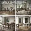 ML-Design Esszimmerstühle 4er Set mit Armlehne Küchenstühle Produktbild-Vorschau 5