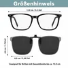 2er Set Clip-on Sonnenbrillen für Brille, 180° Flip Up Produktbild-Vorschau 7