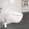 LuxeBath WC sospeso senza bordo, bianco, lungo, scarico Anteprima dell’immagine prodotto 1