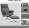 HOMCOM Relaxsessel mit Hocker, Gepolstert Fernsehsessel mit Produktbild-Vorschau 5