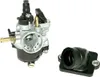 VERGASER 12mm MANUELLER Choke ANSAUGSTUTZEN für Piaggio NRG Produktbild-Vorschau 1