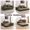 Modulares Sofa 2-Sitzer Cord,Klappbar & Ausziehbar als Produktbild-Vorschau 2