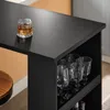 SoBuy Küchentheke Bartisch mit 3 Ablageflächen, Stehtisch Produktbild-Vorschau 5