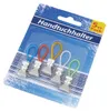 Handtuchhalter 5er Set Silber für Bad & Küche - Robuste Produktbild-Vorschau 1