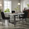 UnboxG Set de 4 chaises de salle à manger avec dossier, Voir les images du produit 5
