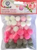 CREATIVO Plüsch POMPOM Kugeln ROSE GARDEN, 20mm, 335121024 Produktbild-Vorschau 1