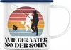 Trendation - Angler Emaille Tasse Geschenk Männer Sohn Produktbild-Vorschau 1