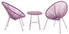 home24 Sitzgruppe - 3-teilig - Stahl / Polyrattan Produktbild-Vorschau 2