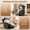 HOMCOM Relaxsessel mit Vibrationsmassage, Wärme, Dreh- und Produktbild-Vorschau 5