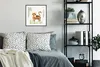 MuchoWow® Gerahmtes Poster Illustration eines Tigers im Produktbild-Vorschau 2