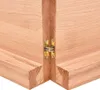 Wandregal Hellbraun 140x50x(2-6) cm Massivholz Eiche Produktbild-Vorschau 6