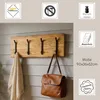 HAKU Wandgarderobe akazie, schwarz - Massivholz, Metall, Produktbild-Vorschau 11