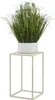 HowHomely Modern Pflanzenständer, Blumenhocker aus Metall Produktbild-Vorschau 1