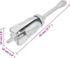 vidaXL Ancora a cerniera con corda argento 4 kg in ghisa Anteprima dell’immagine prodotto 11