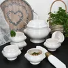 7tlg Set LEO Löwenkopf-Terrine mit & ohne Deckel 2L 0,25L Produktbild-Vorschau 3