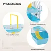 Doppeldeck-Zwerghamsterkäfig, tragbarer Reise- und Produktbild-Vorschau 3