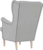 vidaXL Kreslo cloud grey 74x84x100 cm látka Náhľad obrázku produktu 6