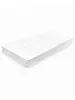 A white baby mattress is shown from a slightly elevated side angle against a white background. Anteprima dell’immagine prodotto
