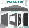 LZQ Pavillon pop-up 2,5 x 2,5 m Pavillon pliable pour Voir les images du produit 7