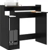 vidaXL Bureau noir imitation chêne 97 x 45 x 90 cm Bois Voir les images du produit 3