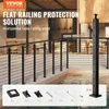 VEVOR zestaw 4 słupków balustrady linowej, 91 x 5 x 5 cm, Podgląd zdjęcia produktu 2