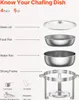 VEVOR Hot Pot Buffet-Speisenwärmer, runder Catering-Wärmer Produktbild-Vorschau 14