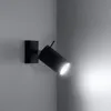 Nástenné svietidlo RING čierne 1xGU10 10W oceľ 8x16x8cm Náhľad obrázku produktu 15