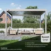 Weide Classic | Pergola Aluminium freistehend | 3 x 4 M | Produktbild-Vorschau 6