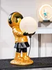 Gilde Tischleuchte (LED), Astronaut, "Apollo", Kunstharz, Anteprima dell’immagine prodotto 2