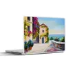 MuchoWow® Laptop Aufkleber Sticker Cover Malerei - Haus - Produktbild-Vorschau 1