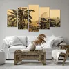 Bild auf Leinwand - Leinwandbild - 5 Teile - Palmen Wald Produktbild-Vorschau 6
