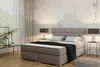 Boxspringbett PRATO Stoff Beige 200x200cm Produktbild-Vorschau 1