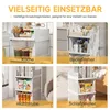 Schubladenbox 4er Set Stapelbare Kleiderschrank Organizer Produktbild-Vorschau 12