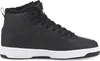 A black Puma high-top sneaker with a white sole, shown from the side against a white background. Produktbild-Vorschau