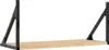vidaXL Nástenné police 2 ks dub Sonoma 60x25x25,5 cm Náhľad obrázku produktu 6