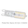 6er Set G9 LED Lampen 5W – dimmbar, 22 LEDs, transparentes Produktbild-Vorschau 7