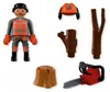 PLAYMOBIL: Il boscaiolo con motosega Anteprima dell’immagine prodotto 3