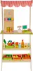 Marktstand Kinder aus Holz mit Markise und Zubehör 25 Teile Produktbild-Vorschau 11