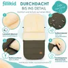 Fillikid Winterfußsack Bernina Lammfell Exklusiv Produktbild-Vorschau 3