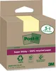POST-IT 654 RSSCY 3+1F plaknotities, extra plakkerig, 100% Productafbeelding-voorbeeld 1