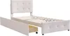 CDGlobal Polsterbett Einzelbett Holzbett mit Produktbild-Vorschau 13