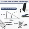 2 Paar 114 cm Solarpanel Halterung Flachdach Solarmodul Produktbild-Vorschau 4