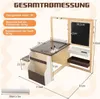 Kinder-Kunststaffelei-Set mit Kreidetafel und Whiteboard Produktbild-Vorschau 2