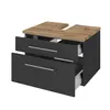Waschbecken Unterschrank 60 cm TAREE-03 in matt grau Produktbild-Vorschau 3