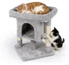 Arbre à gratter Relaxdays, avec cachette, 2 poteaux en Voir les images du produit 1