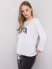 Rue Paris Langarm-T-Shirt für Frauen Issaq weiß M Produktbild-Vorschau 4