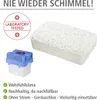 Collage showing a moisture absorber, its refill pack, and product benefits. Náhled obrázku produktu