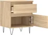 vidaXL Nočný stolík Sonoma Dub 40x35x50 cm odvodený výrobok Náhľad obrázku produktu 4