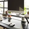 Biurko narożne czarne z półką na monitor Podgląd zdjęcia produktu 8